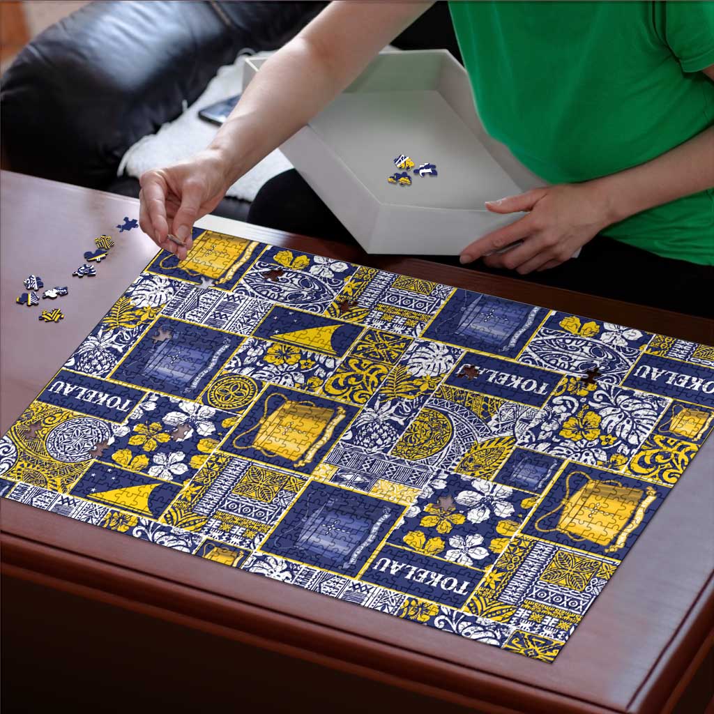 Tokelau Manuia te Kilihimahi Puzzle Pacific Patchwork Xmas Vibes - Polynesian Pride