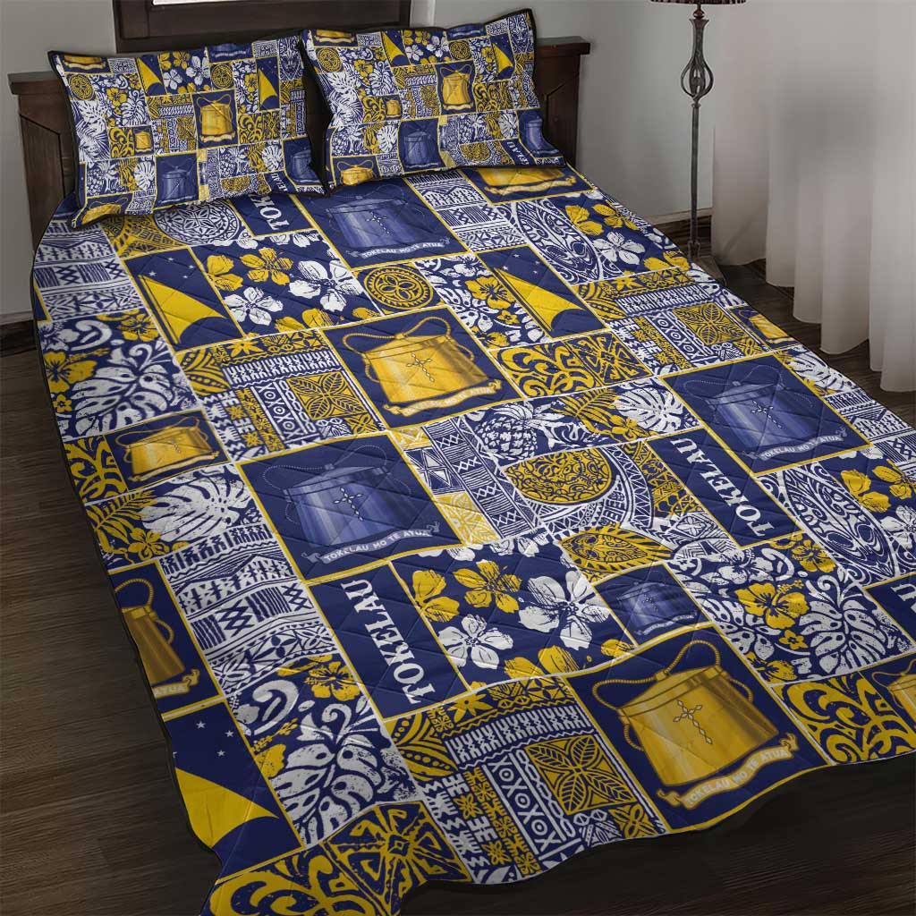 Tokelau Manuia te Kilihimahi Quilt Bed Set Pacific Patchwork Xmas Vibes - Polynesian Pride