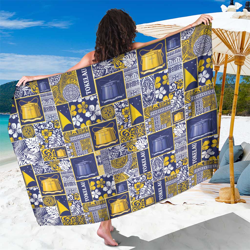 Tokelau Manuia te Kilihimahi Sarong Pacific Patchwork Xmas Vibes - Polynesian Pride