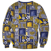 Tokelau Manuia te Kilihimahi Sweatshirt Pacific Patchwork Xmas Vibes - Polynesian Pride
