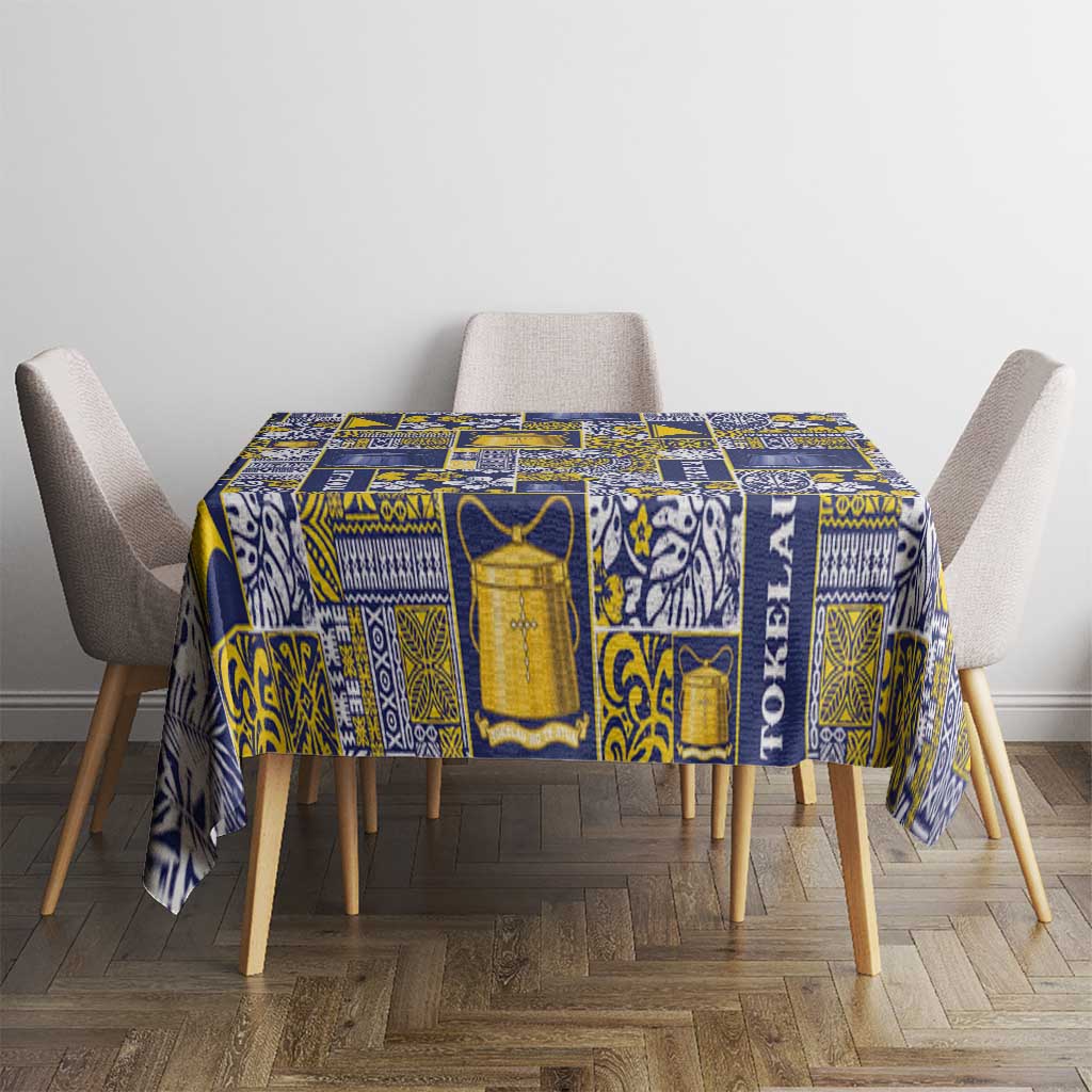 Tokelau Manuia te Kilihimahi Tablecloth Pacific Patchwork Xmas Vibes - Polynesian Pride