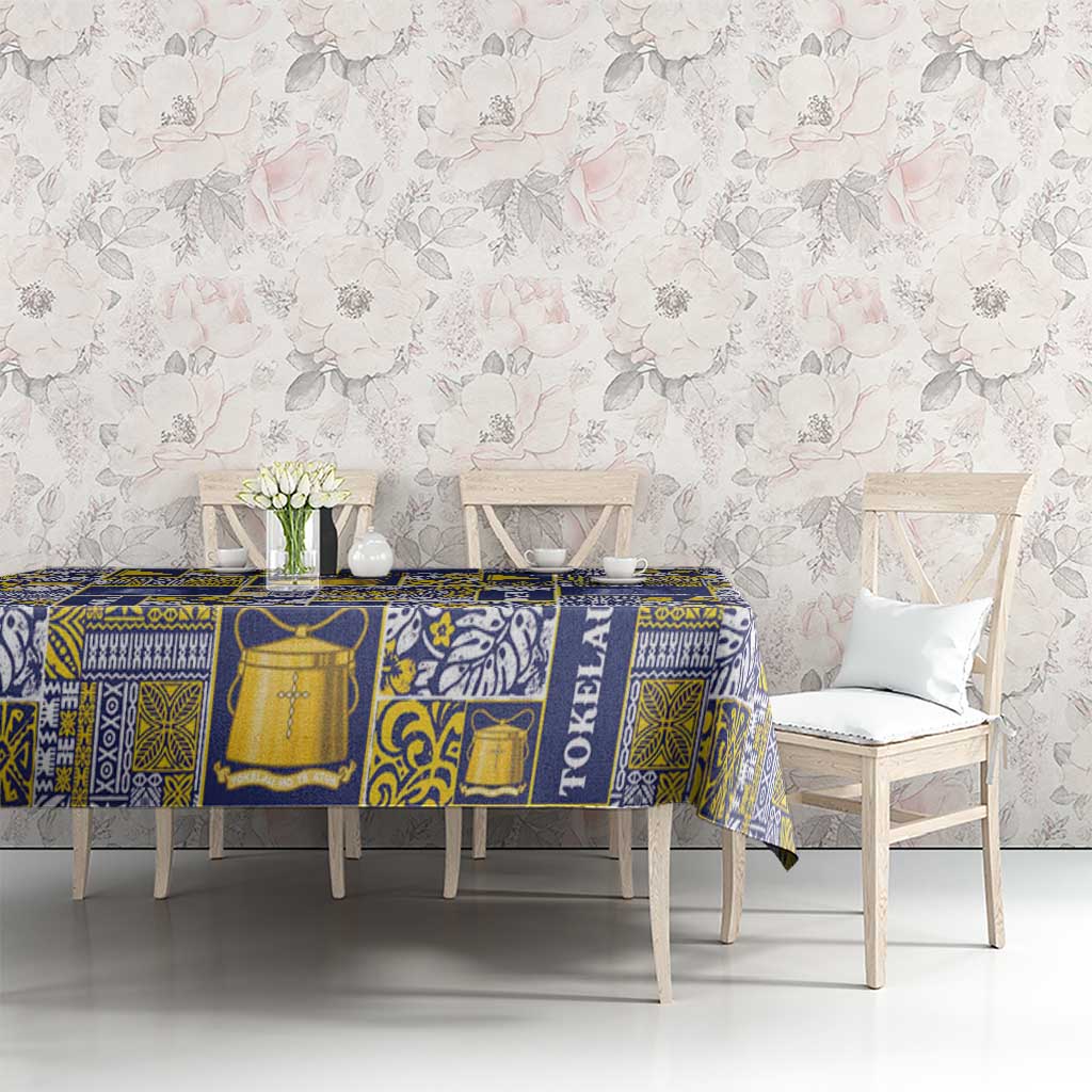 Tokelau Manuia te Kilihimahi Tablecloth Pacific Patchwork Xmas Vibes - Polynesian Pride