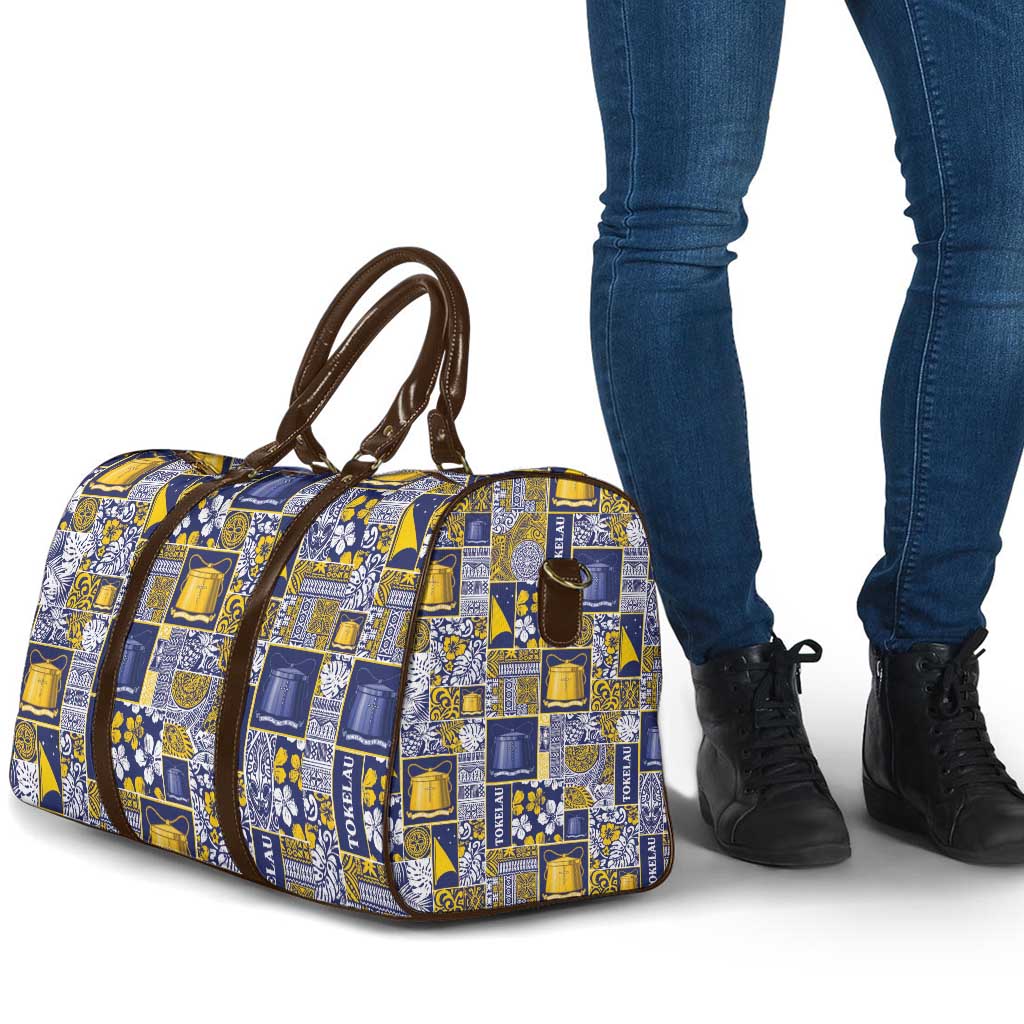 Tokelau Manuia te Kilihimahi Travel Bag Pacific Patchwork Xmas Vibes - Polynesian Pride