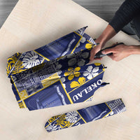 Tokelau Manuia te Kilihimahi Umbrella Pacific Patchwork Xmas Vibes - Polynesian Pride