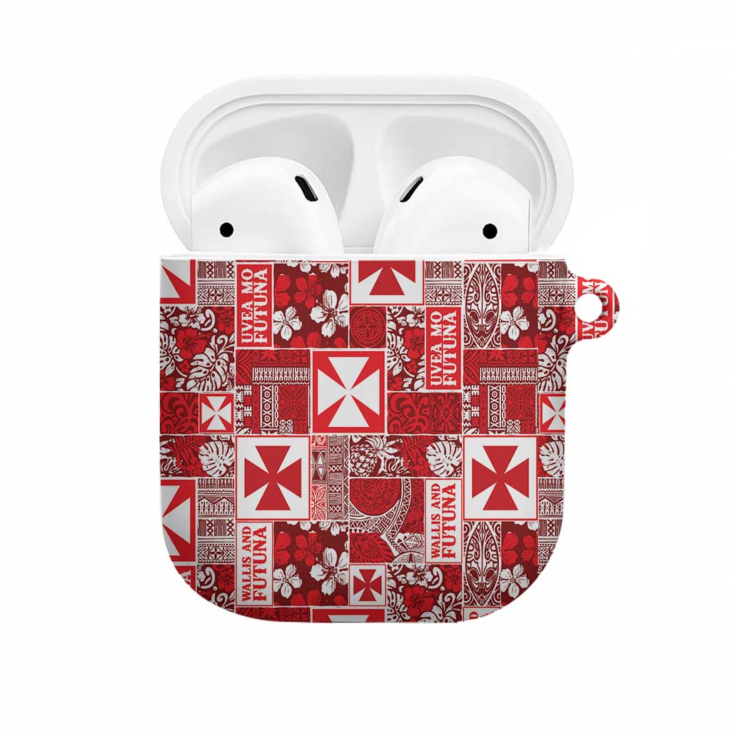 Wallis Et Futuna Kilisimasi Fiefia AirPods Case Pacific Patchwork Xmas Vibes - Polynesian Pride