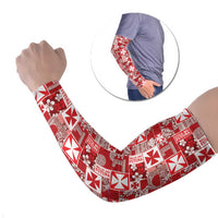 Wallis Et Futuna Kilisimasi Fiefia Arm Sleeves Pacific Patchwork Xmas Vibes - Polynesian Pride