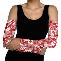 Wallis Et Futuna Kilisimasi Fiefia Arm Sleeves Pacific Patchwork Xmas Vibes - Polynesian Pride