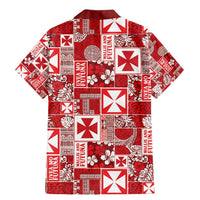 Wallis Et Futuna Kilisimasi Fiefia Family Matching Mermaid Dress and Hawaiian Shirt Pacific Patchwork Xmas Vibes - Polynesian Pride