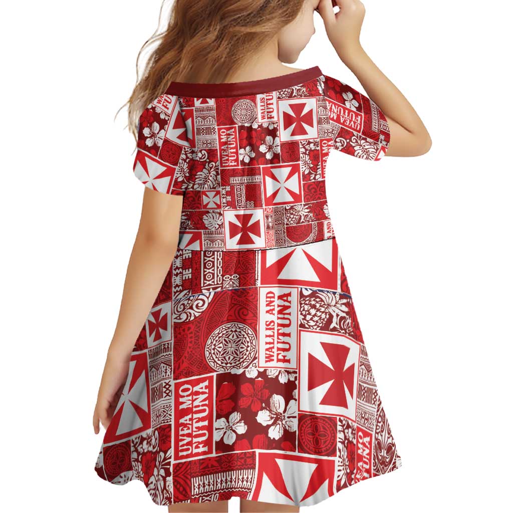 Wallis Et Futuna Kilisimasi Fiefia Family Matching Puletasi and Hawaiian Shirt Pacific Patchwork Xmas Vibes - Polynesian Pride