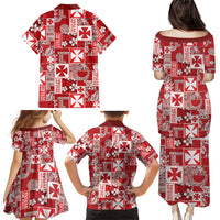 Wallis Et Futuna Kilisimasi Fiefia Family Matching Puletasi and Hawaiian Shirt Pacific Patchwork Xmas Vibes - Polynesian Pride