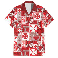 Wallis Et Futuna Kilisimasi Fiefia Family Matching Puletasi and Hawaiian Shirt Pacific Patchwork Xmas Vibes - Polynesian Pride
