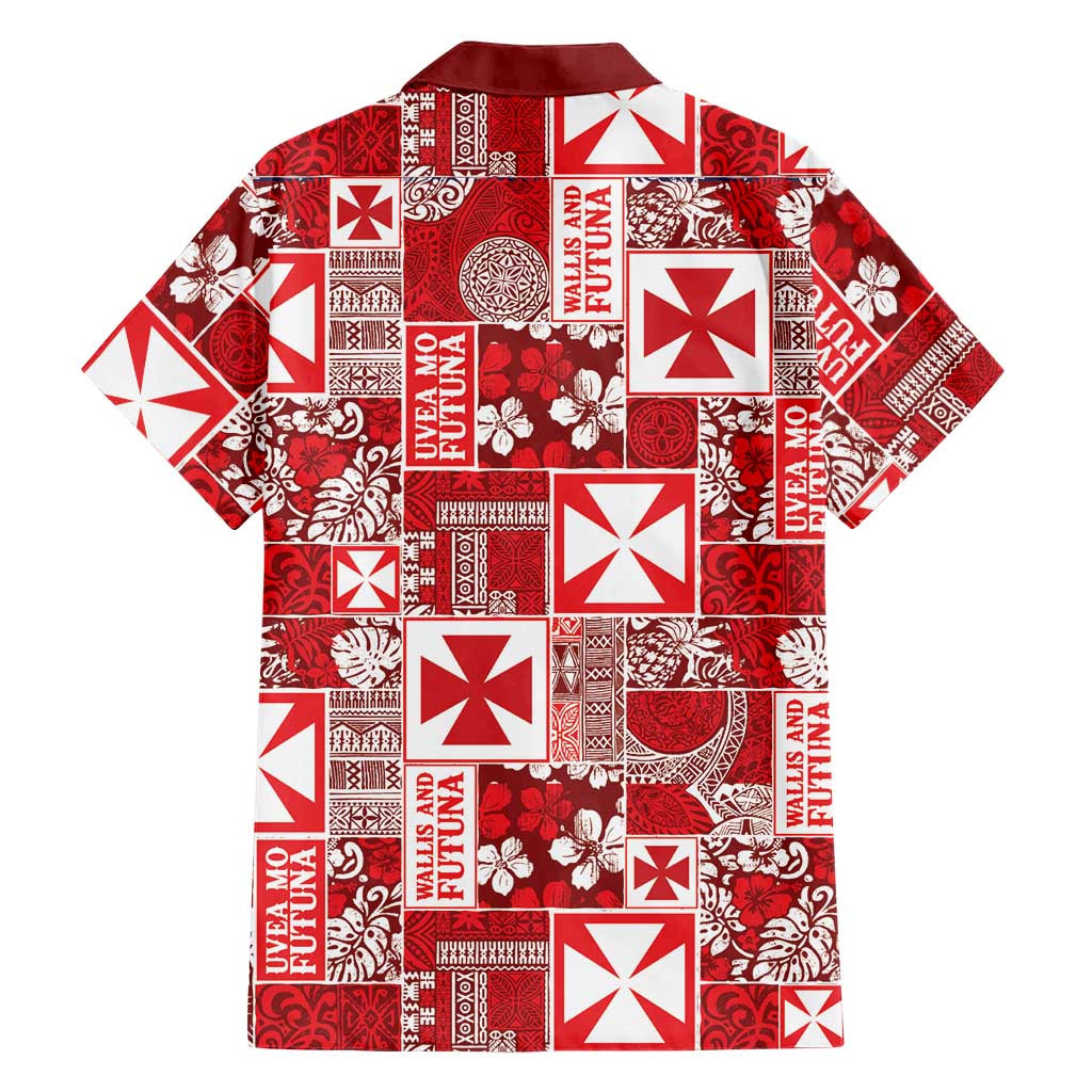 Wallis Et Futuna Kilisimasi Fiefia Family Matching Puletasi and Hawaiian Shirt Pacific Patchwork Xmas Vibes - Polynesian Pride