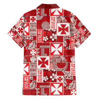 Wallis Et Futuna Kilisimasi Fiefia Family Matching Summer Maxi Dress and Hawaiian Shirt Pacific Patchwork Xmas Vibes - Polynesian Pride