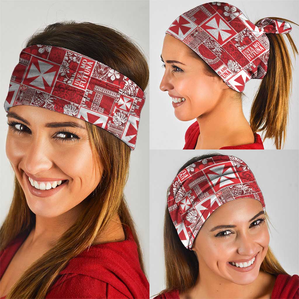 Wallis Et Futuna Kilisimasi Fiefia Neck Gaiter Pacific Patchwork Xmas Vibes - Polynesian Pride