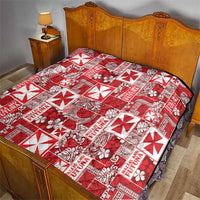 Wallis Et Futuna Kilisimasi Fiefia Quilt Pacific Patchwork Xmas Vibes - Polynesian Pride