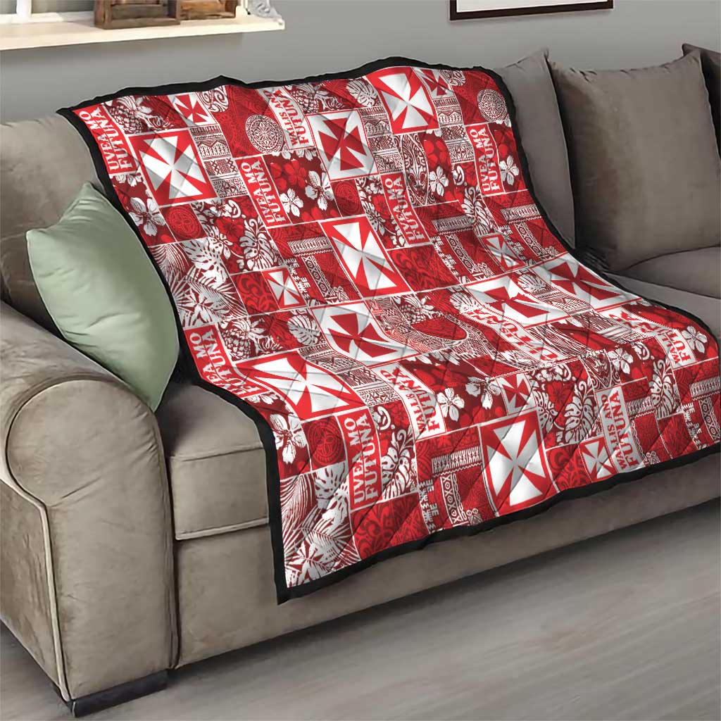 Wallis Et Futuna Kilisimasi Fiefia Quilt Pacific Patchwork Xmas Vibes - Polynesian Pride