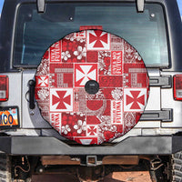 Wallis Et Futuna Kilisimasi Fiefia Spare Tire Cover Pacific Patchwork Xmas Vibes - Polynesian Pride