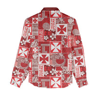 Wallis Et Futuna Kilisimasi Fiefia Women Casual Shirt Pacific Patchwork Xmas Vibes LT9 - Polynesian Pride