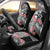 Fiji Tonga Coat of Arm Personalised Car Seat Cover With Masi Tapa and Tongan Ngatu Together LT9 - Polynesian Pride