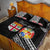 Fiji Tonga Coat of Arm Personalised Quilt Bed Set With Masi Tapa and Tongan Ngatu Together LT9 - Polynesian Pride