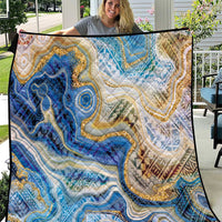 Polynesian Tribal Tattoo Quilt Swirling Ocean Marble Pattern LT9 Ocean - Polynesian Pride