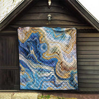 Polynesian Tribal Tattoo Quilt Swirling Ocean Marble Pattern LT9 - Polynesian Pride