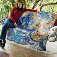 Polynesian Tribal Tattoo Quilt Swirling Ocean Marble Pattern LT9 - Polynesian Pride