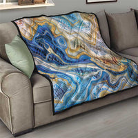 Polynesian Tribal Tattoo Quilt Swirling Ocean Marble Pattern LT9 - Polynesian Pride