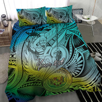 Personalised Aloha King Kamehameha Spirits Bedding Set Art Special