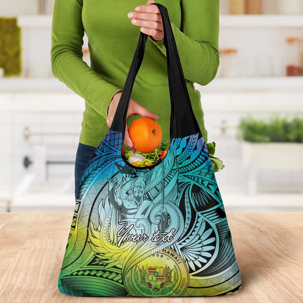 Personalised Aloha King Kamehameha Spirits Grocery Bag Art Special