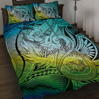 Personalised Aloha King Kamehameha Spirits Quilt Bed Set Art Special