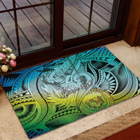 Personalised Aloha King Kamehameha Spirits Rubber Doormat Art Special