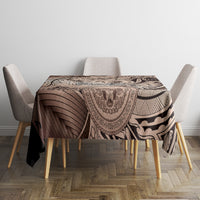 Personalised Aloha King Kamehameha Spirits Tablecloth Beige Special