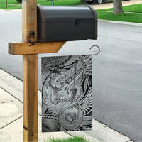 Personalised Aloha King Kamehameha Spirits Garden Flag Grey Special