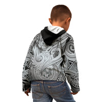 Personalised Aloha King Kamehameha Spirits Kid Hoodie Grey Special LT9 - Polynesian Pride