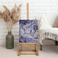 Personalised Aloha King Kamehameha Spirits Canvas Wall Art Violet Special