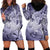 Personalised Aloha King Kamehameha Spirits Hoodie Dress Violet Special LT9 - Polynesian Pride