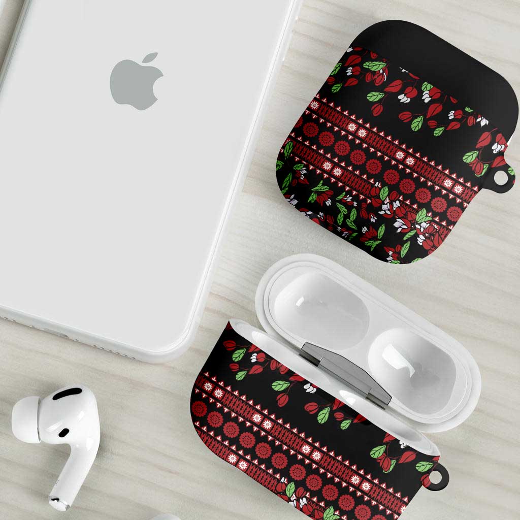 Fiji Masi Bula Tagimoucia Flowers AirPods Case - Polynesian Pride
