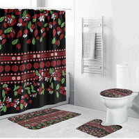 Fiji Masi Bula Tagimoucia Flowers Bathroom Set - Polynesian Pride