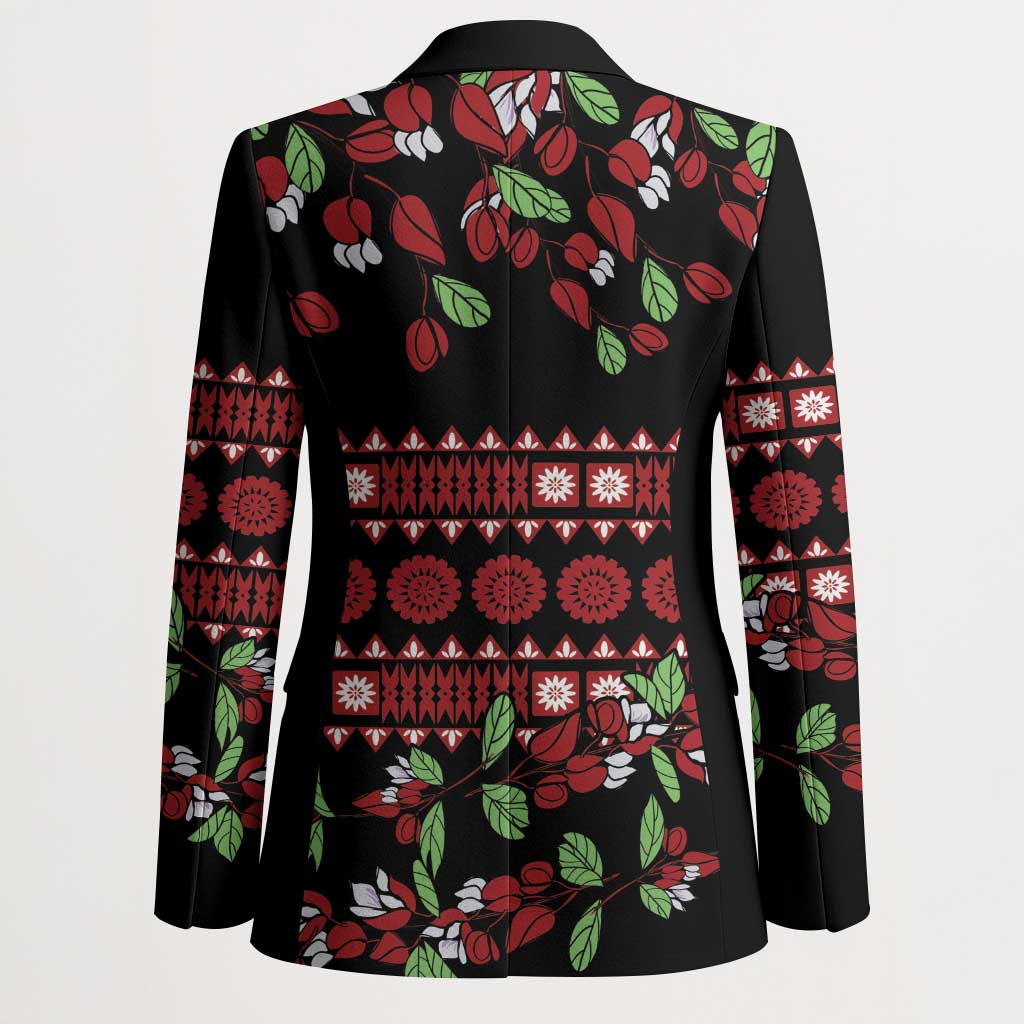 Fiji Masi Bula Tagimoucia Flowers Blazer LT9 - Polynesian Pride