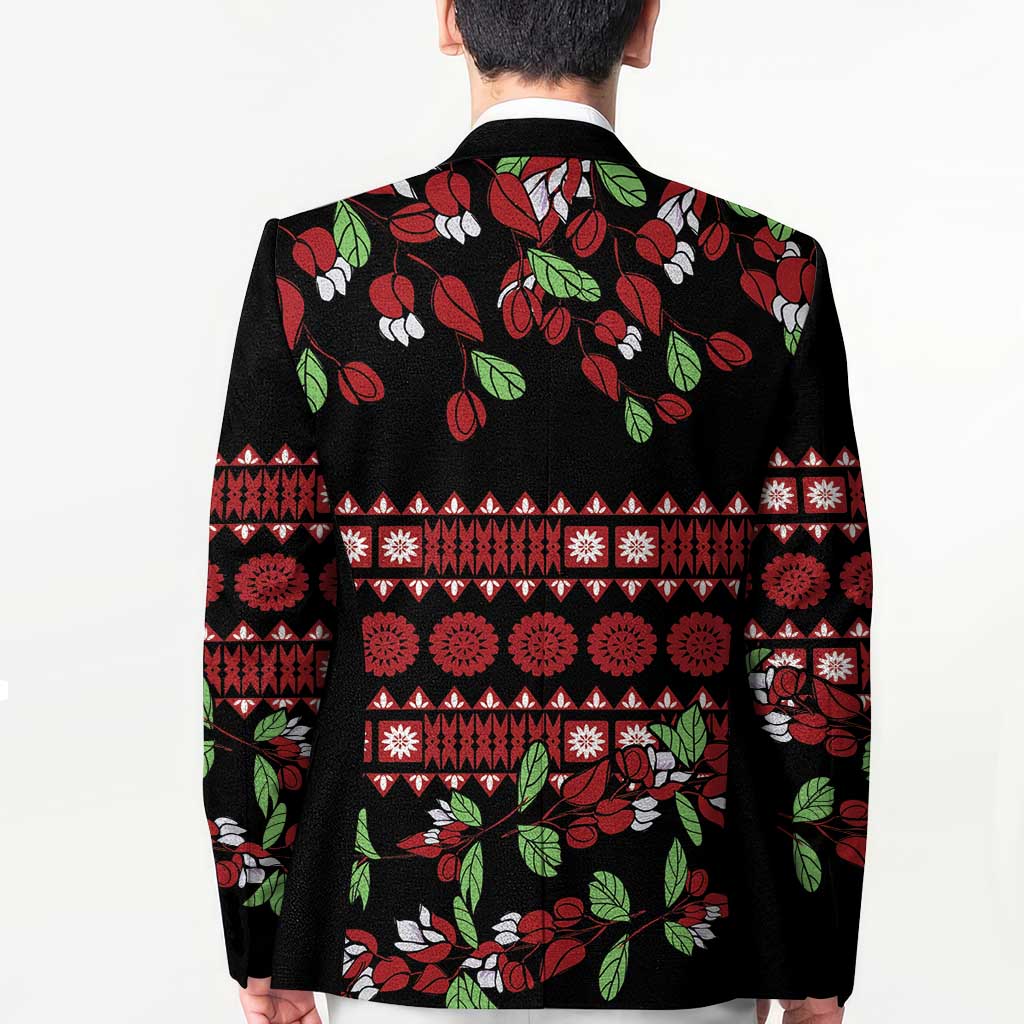Fiji Masi Bula Tagimoucia Flowers Blazer LT9 - Polynesian Pride
