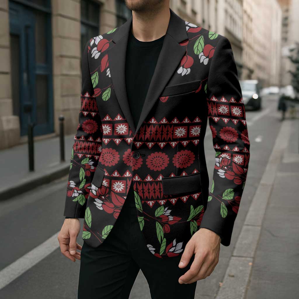 Fiji Masi Bula Tagimoucia Flowers Blazer LT9 - Polynesian Pride