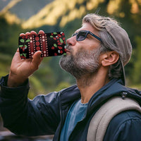 Fiji Masi Bula Tagimoucia Flowers 4 in 1 Can Cooler Tumbler