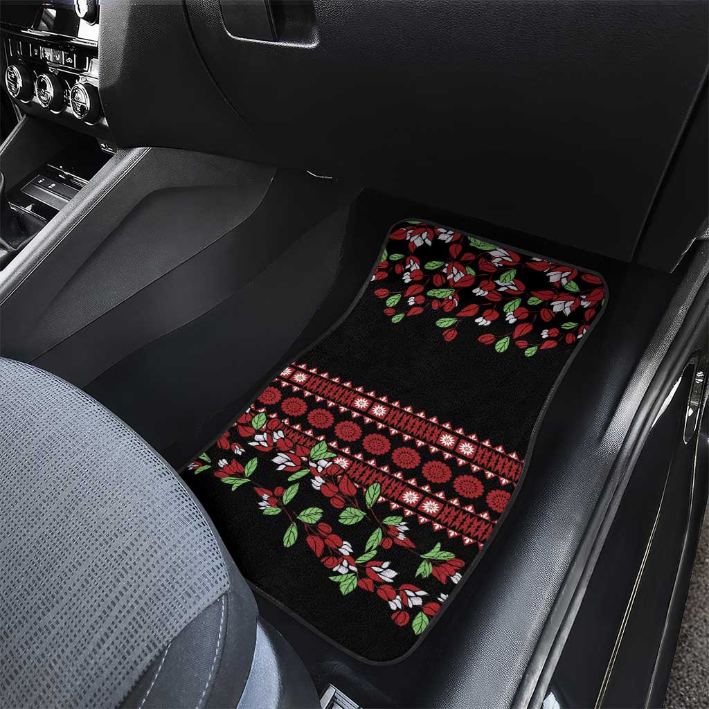Fiji Masi Bula Tagimoucia Flowers Car Mats
