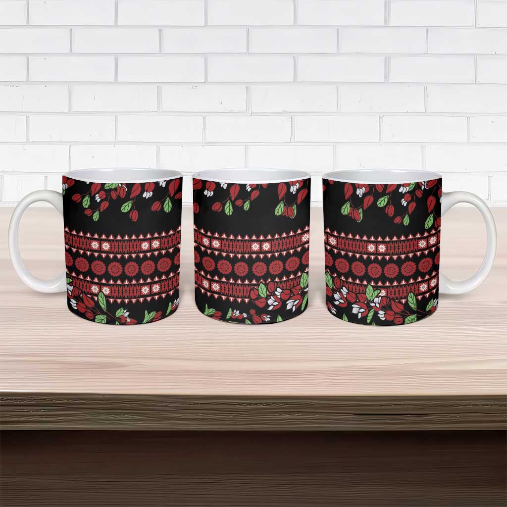 Fiji Masi Bula Tagimoucia Flowers Ceramic Mug - Polynesian Pride