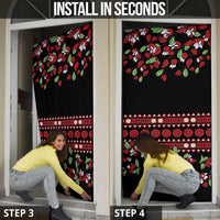 Fiji Masi Bula Tagimoucia Flowers Door Cover - Polynesian Pride