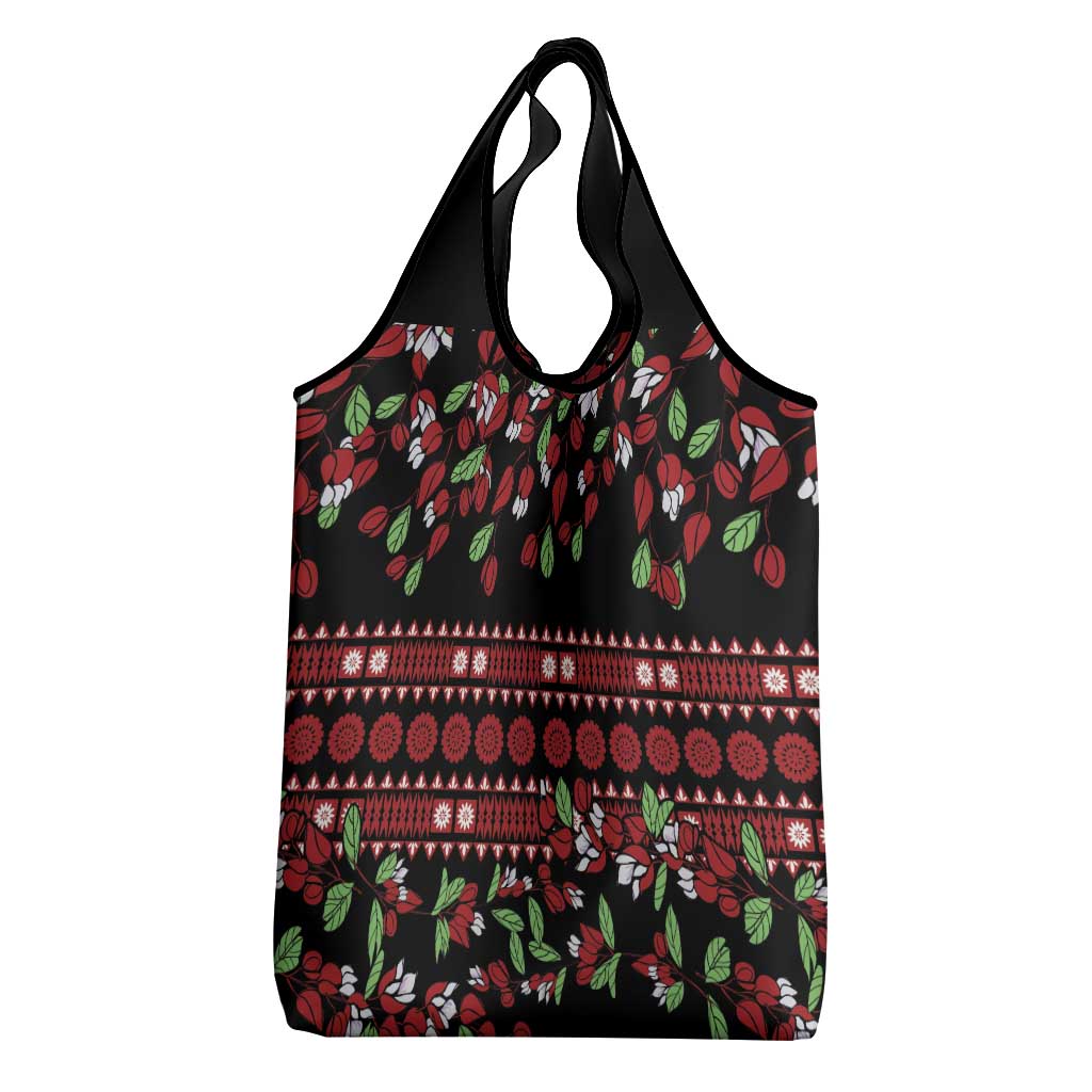 Fiji Masi Bula Tagimoucia Flowers Grocery Bag