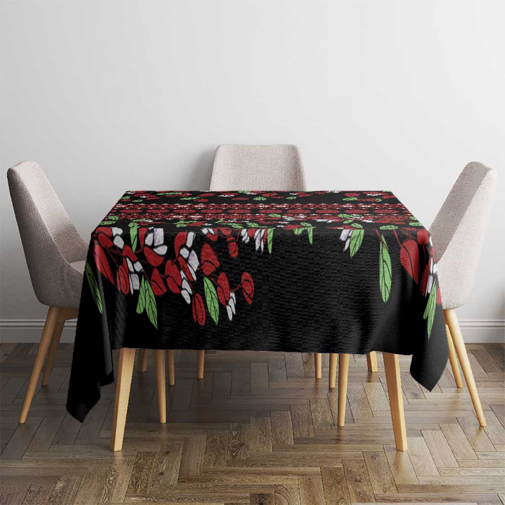 Fiji Masi Bula Tagimoucia Flowers Tablecloth