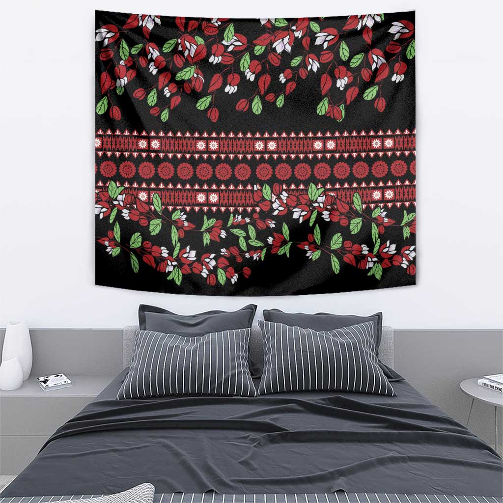 Fiji Masi Bula Tagimoucia Flowers Tapestry
