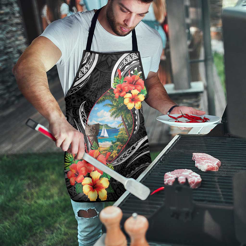 Hafa Adai Guam Apron Guahan Seal Chamorro Stones Tribal - Polynesian Pride